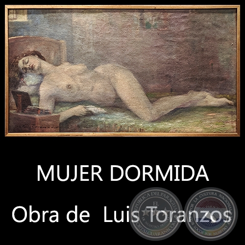 MUJER DORMIDA - Obra de Luis Toranzos - c.1950